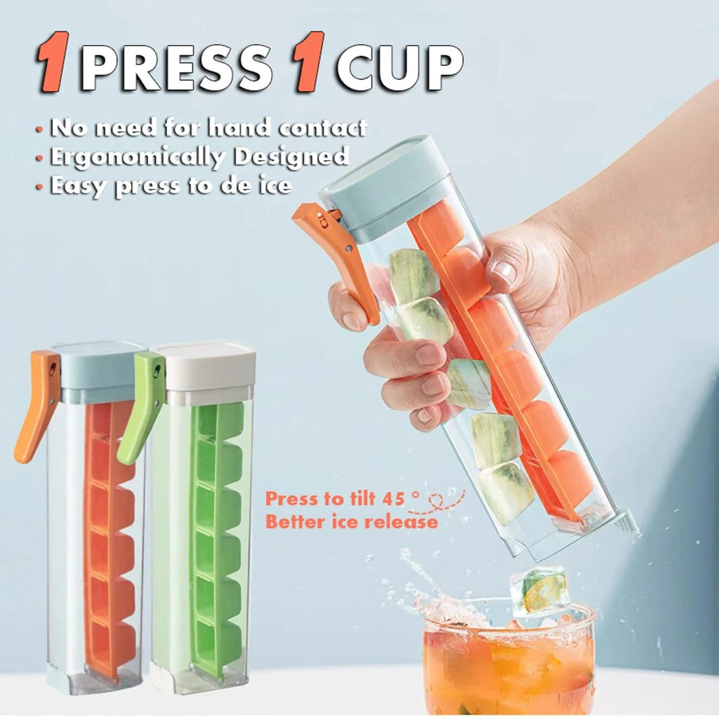 Sikunuo | Touch Deicing Easy Carry 6 Cells Ice Maker