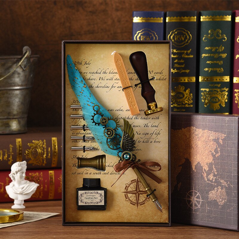 Sikunuo | Phoenix Feather Mechanic Calligraphy Pen Set
