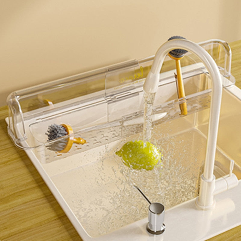 Sikunuo | Splash-Proof Telescopic Sink Storage Rack