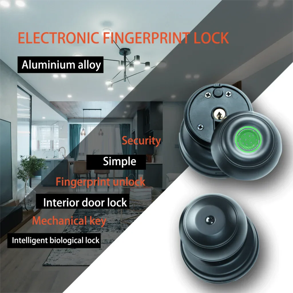 Sikunuo | Touch Secure Fingerprint Smart Door Knob