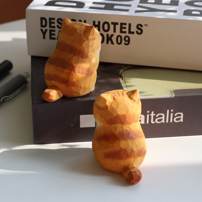 Sikunuo | Handmade Wooden Cute Pet Figurines