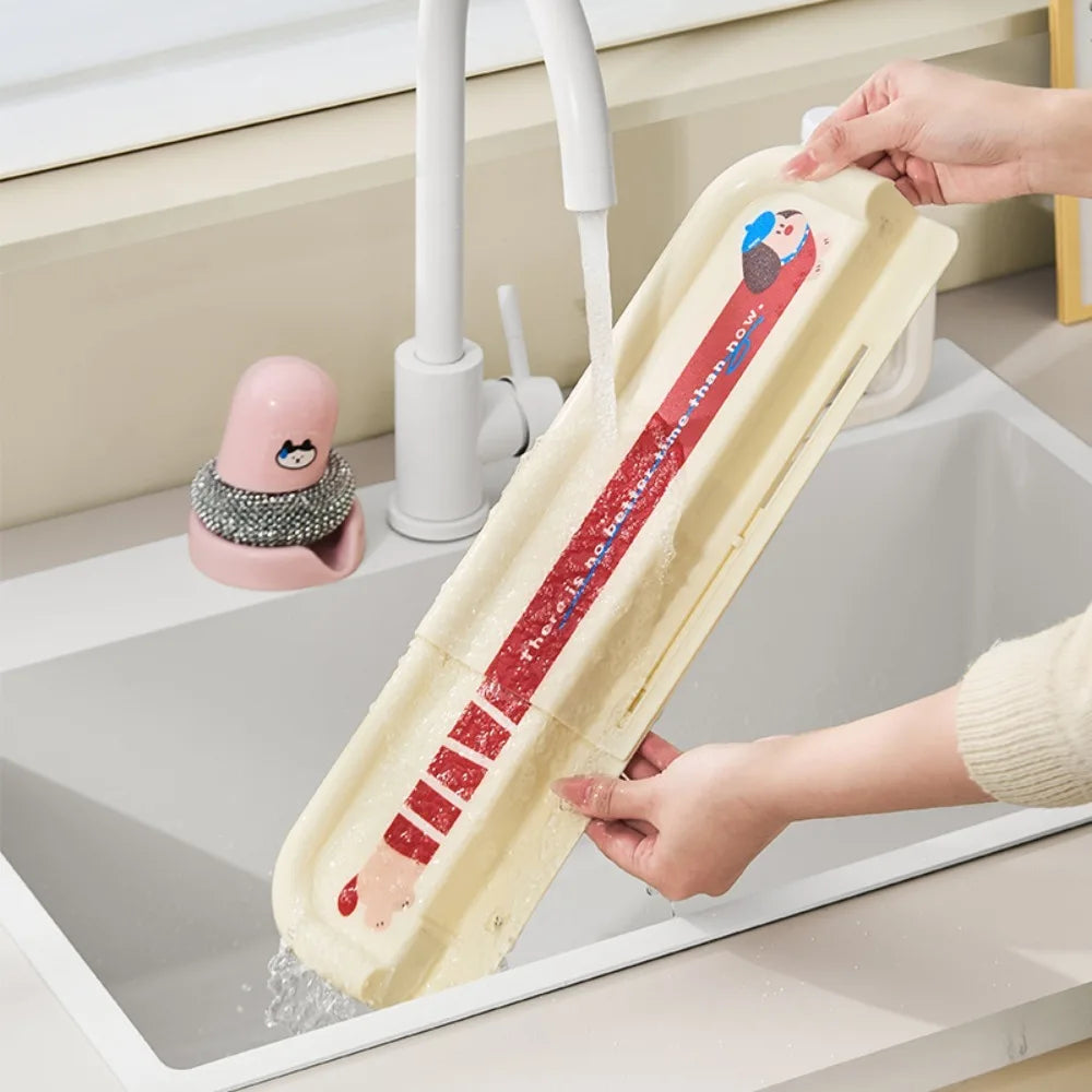 Sikunuo | Built-in Basket Adjustable Sink Water Splash Protector