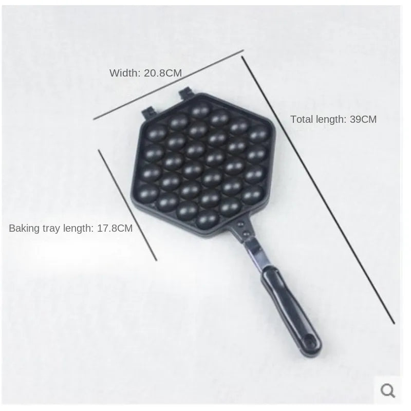 Sikunuo | Non-Stick Bubble Egg Waffle Maker Pan