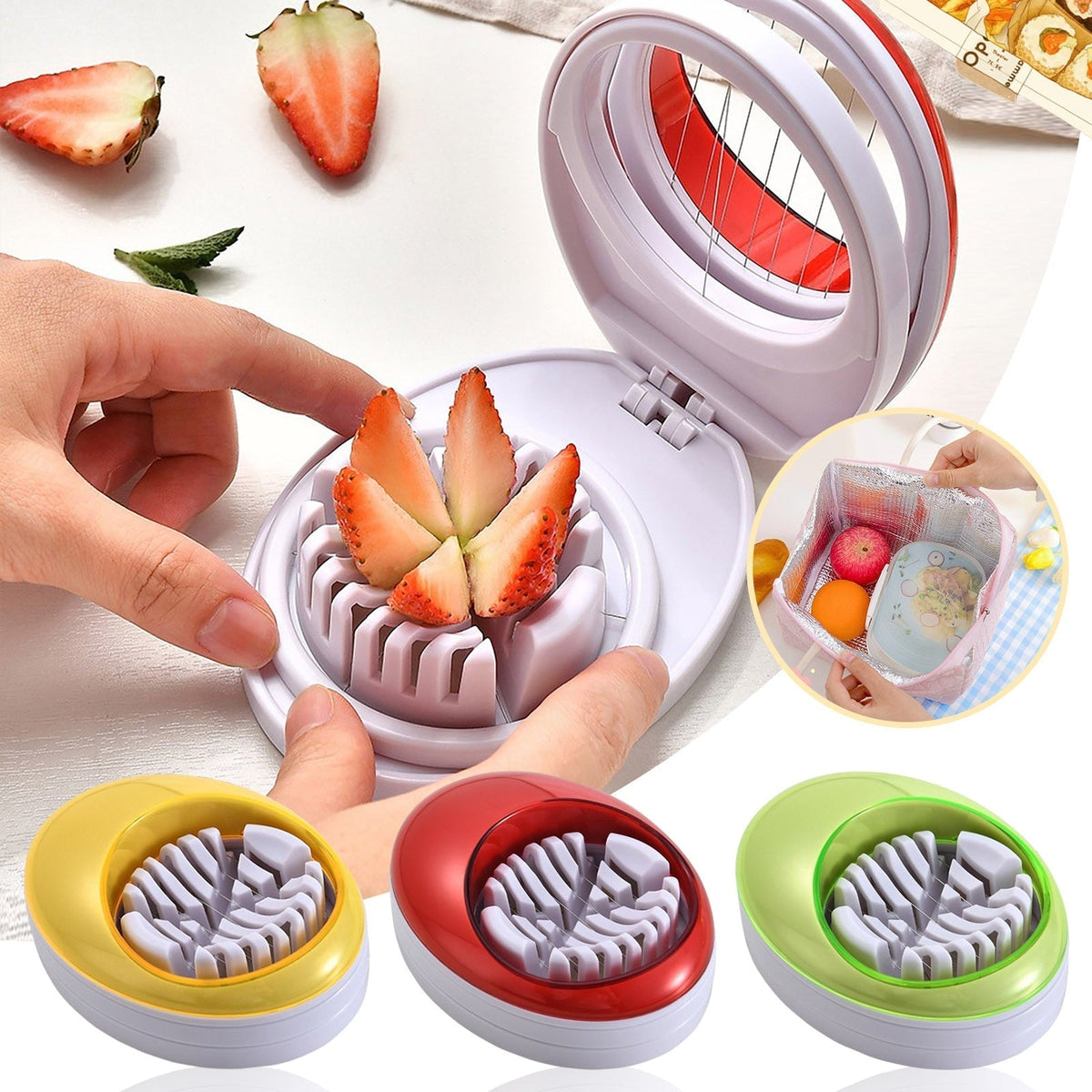 Sikunuo | Multifunctional Boiled Easy Egg Slicer