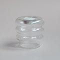 Sikunuo | Dual Glass Spiral Candle Holder