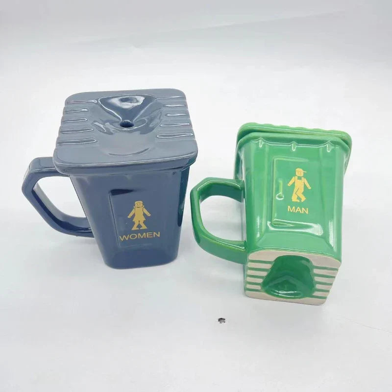 Sikunuo | Squatting Toilet Shape Ceramic Mug