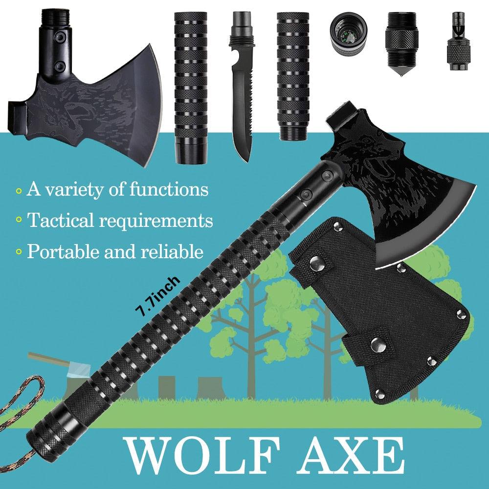 Sikunuo | Multi-Gear Foldable Survival Camping Axe