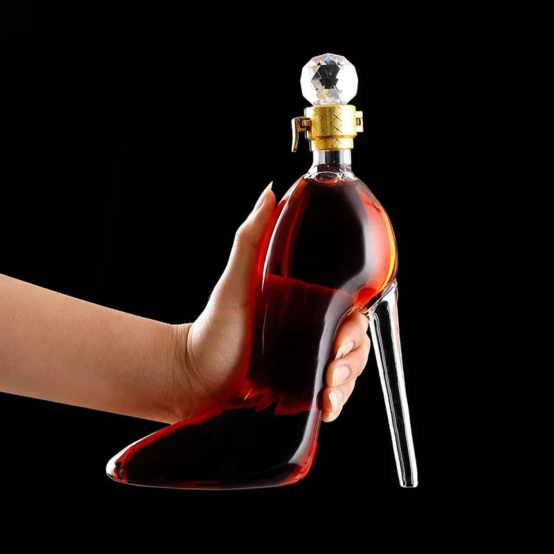 Sikunuo | High Heel Fancy Glass Wine Decanter