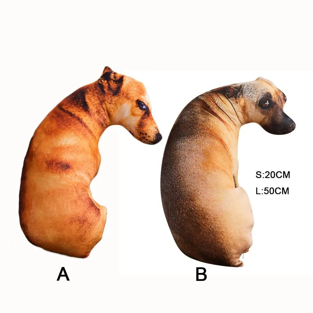 Sikunuo | Realistic Dog Soft Dog Plush Pillows