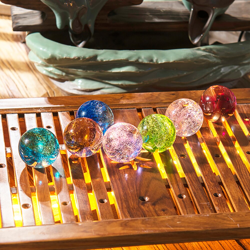 Sikunuo | Colorful Luminous Galaxy Crystal Table Set