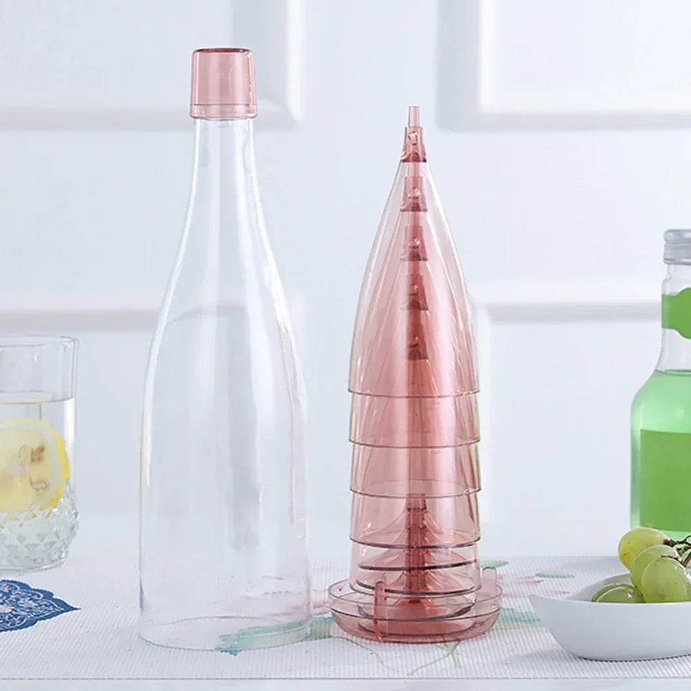Sikunuo | Portable Travel Wine Glass Bottle Set