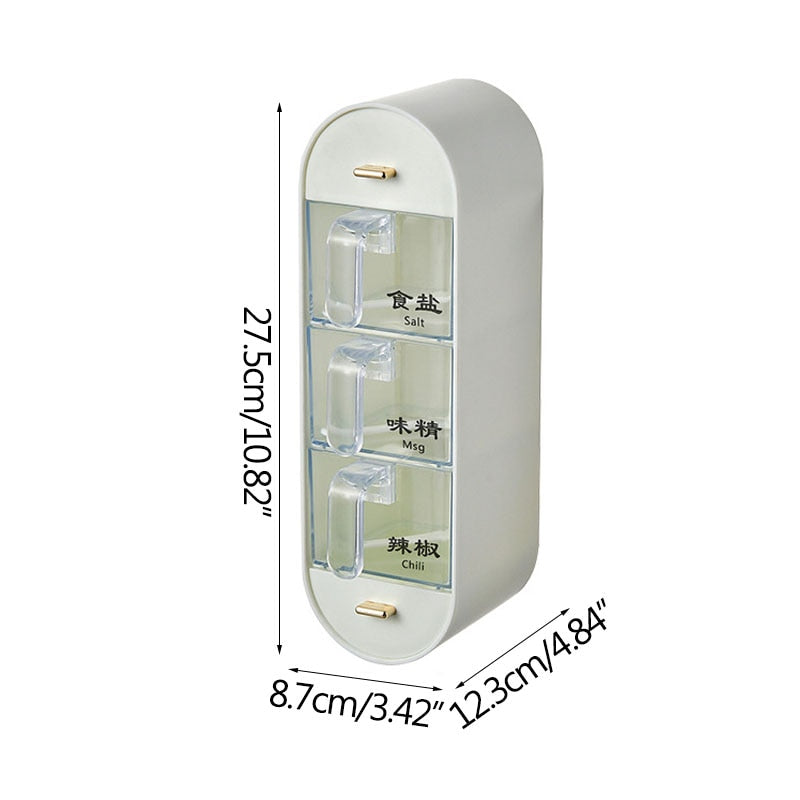 Sikunuo | Kitchen Organizer Wall-Mounted Seasoning Station