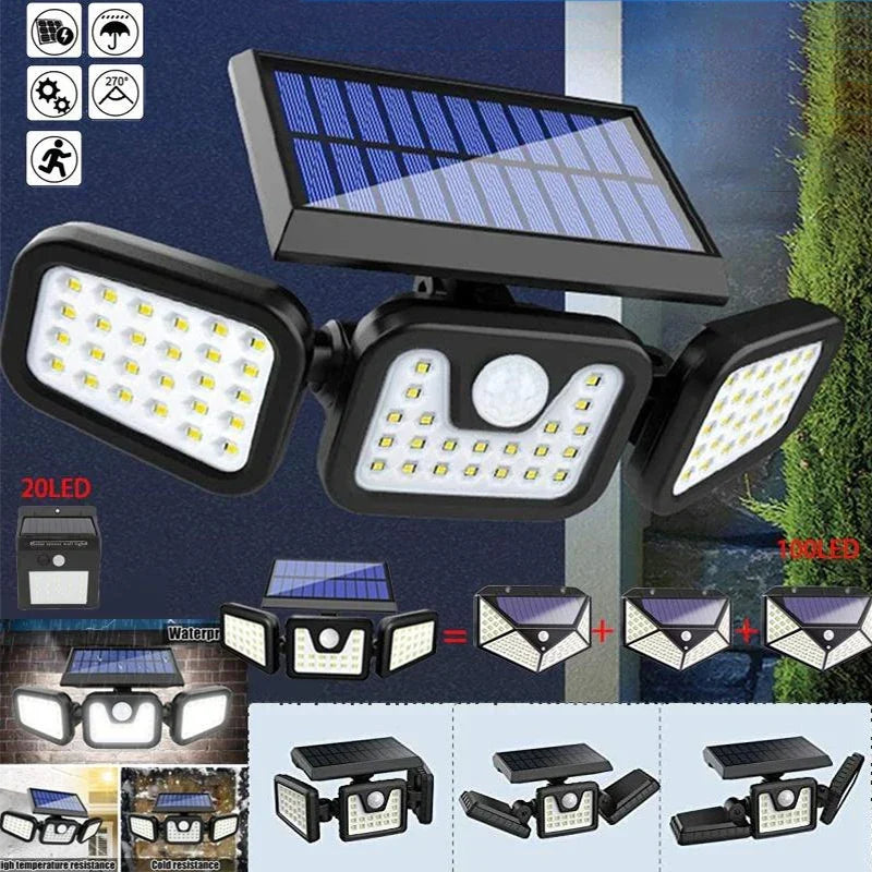 Sikunuo | Power Save Motion Activated Outdoor Solar Lamp