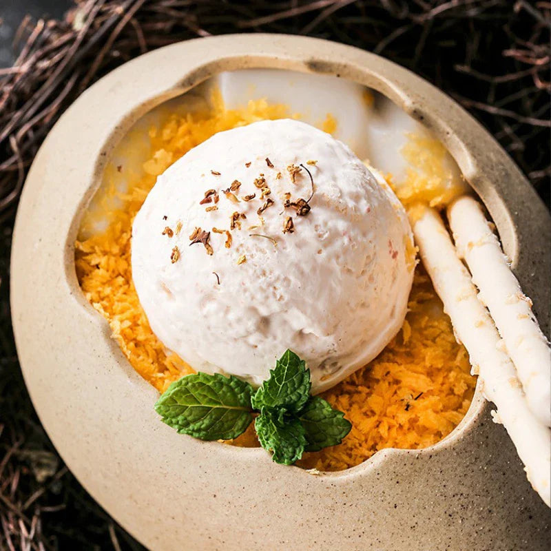 Sikunuo | Creative Ceramic Bird Nest Eggshell Bowl