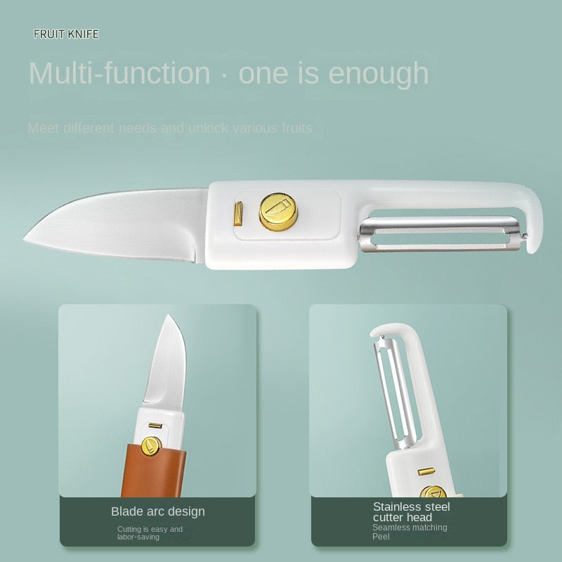 Sikunuo | 2in1 Vegetable Peeler Home Chef Mini Knife