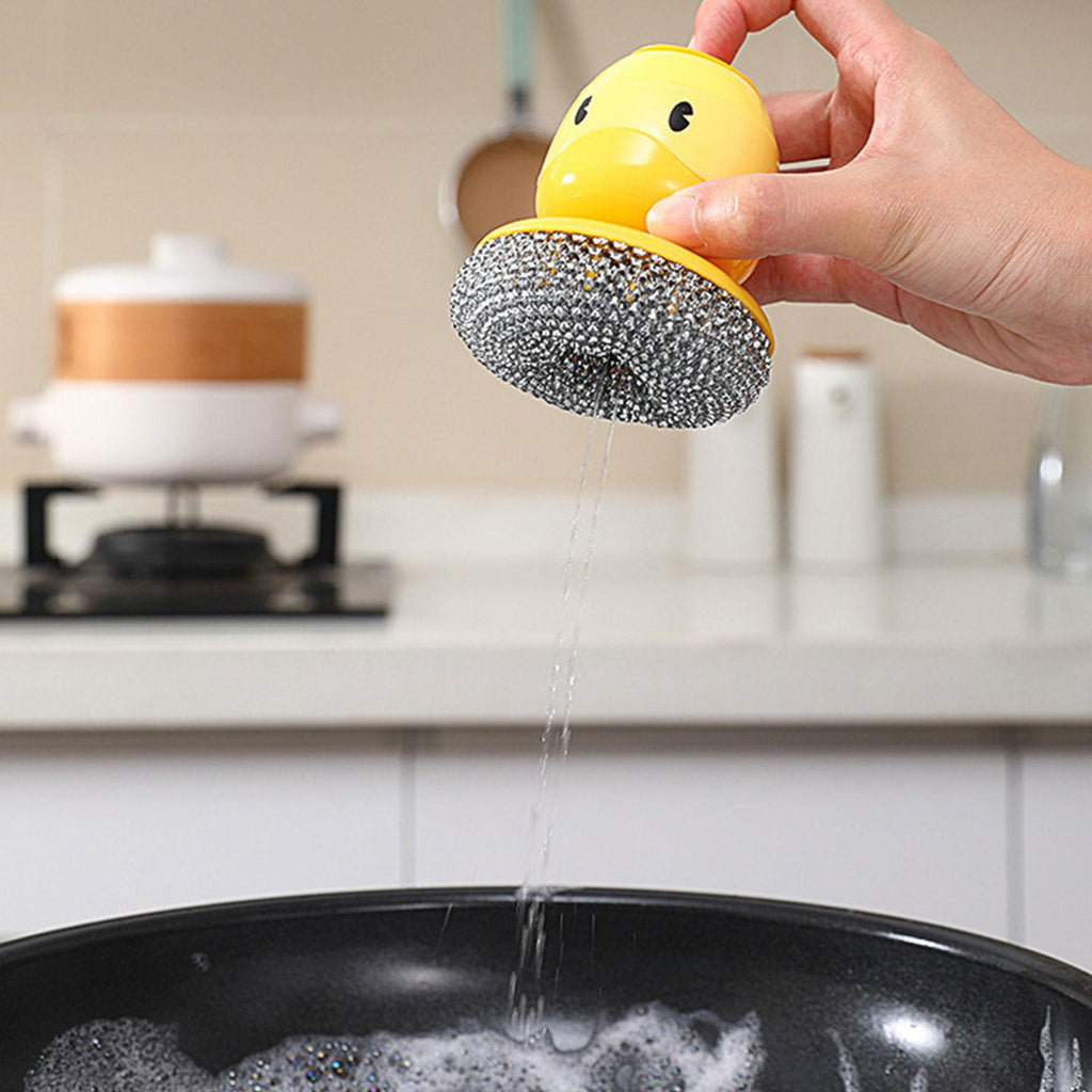 Sikunuo | Duck Shape Dishwashing Scrubber