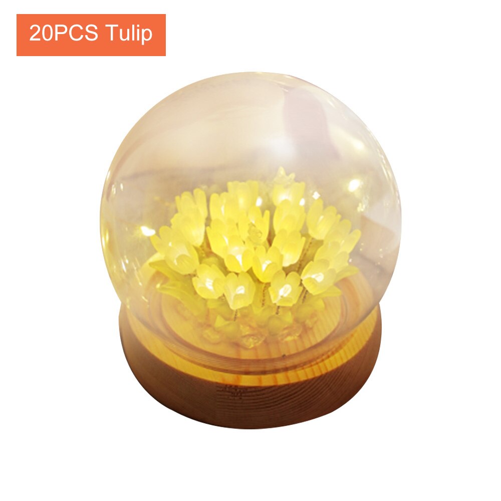 Sikunuo | Shiny Tulip Handmade Night Lamp