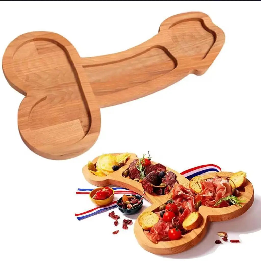 Sikunuo | Funny Adult-Themed Multi-Compartment Serving Board