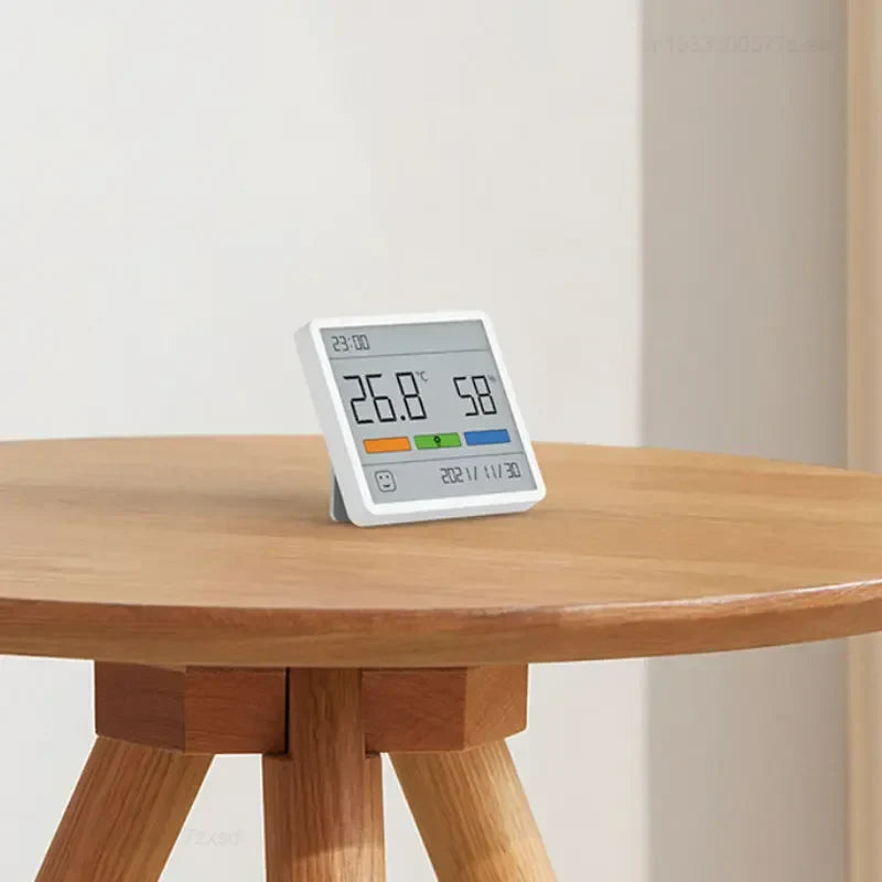 Sikunuo | All-in-One Indoor Humidity Meter Clock Digital Thermometer