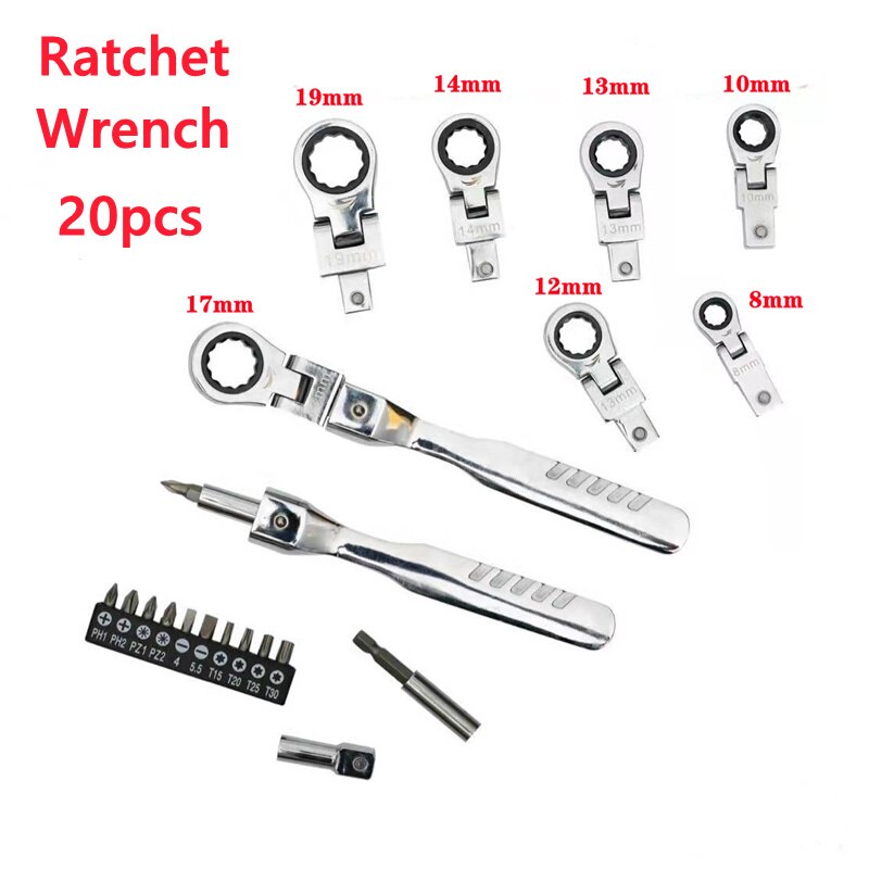 Sikunuo | Universal Hexagon Ratchet Tool Set