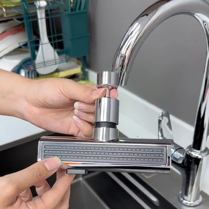 Sikunuo | Universal Rotating Waterfall Sink Faucet Extension