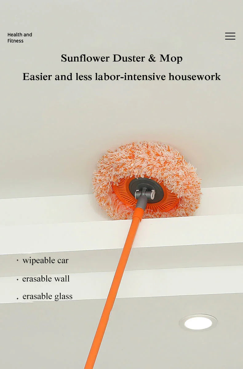 Sikunuo | 360 Degree Rotating Microfiber Magic Floor Mop