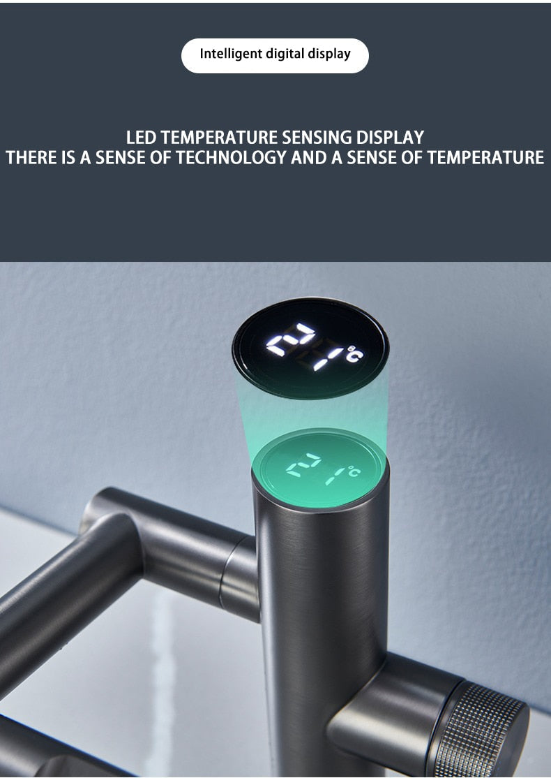Sikunuo | Hydroelectric Rotating Modern Smart Waterfall Faucet