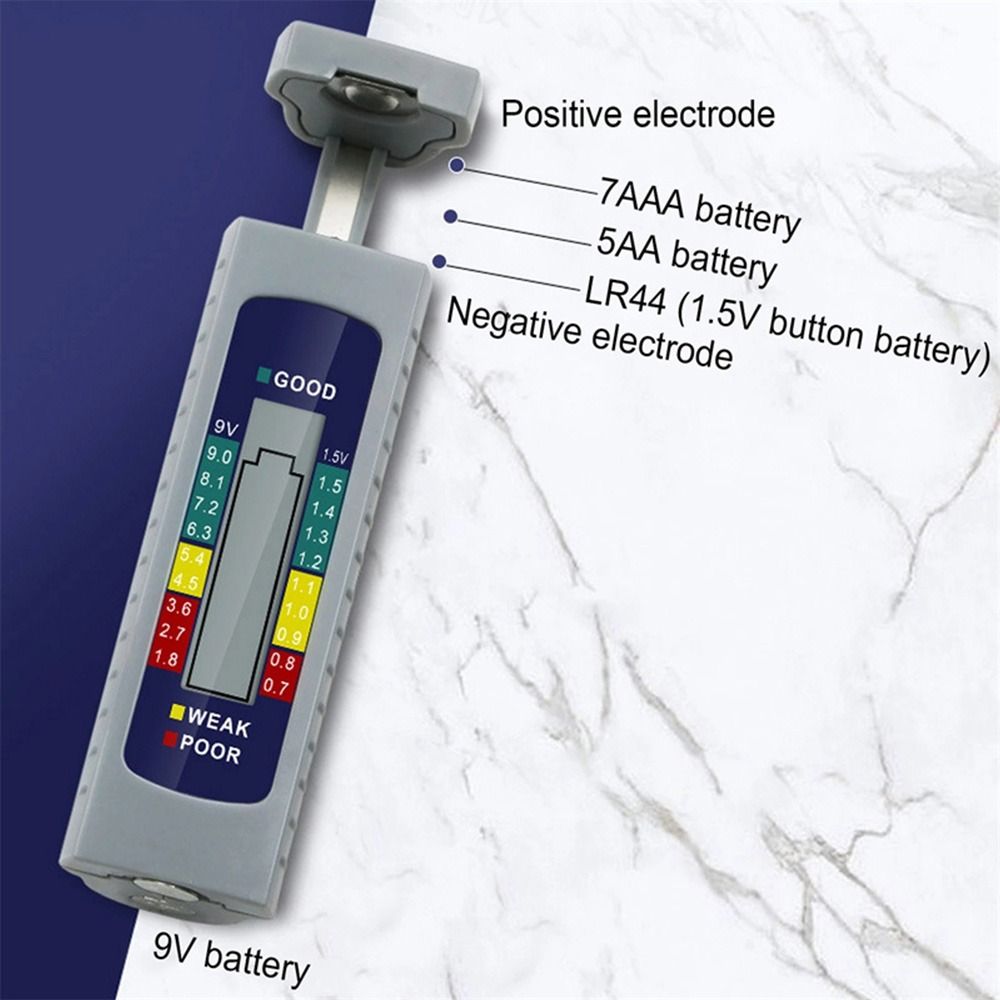 Sikunuo | Volt Magic Universal Digital LCD Display Battery Tester
