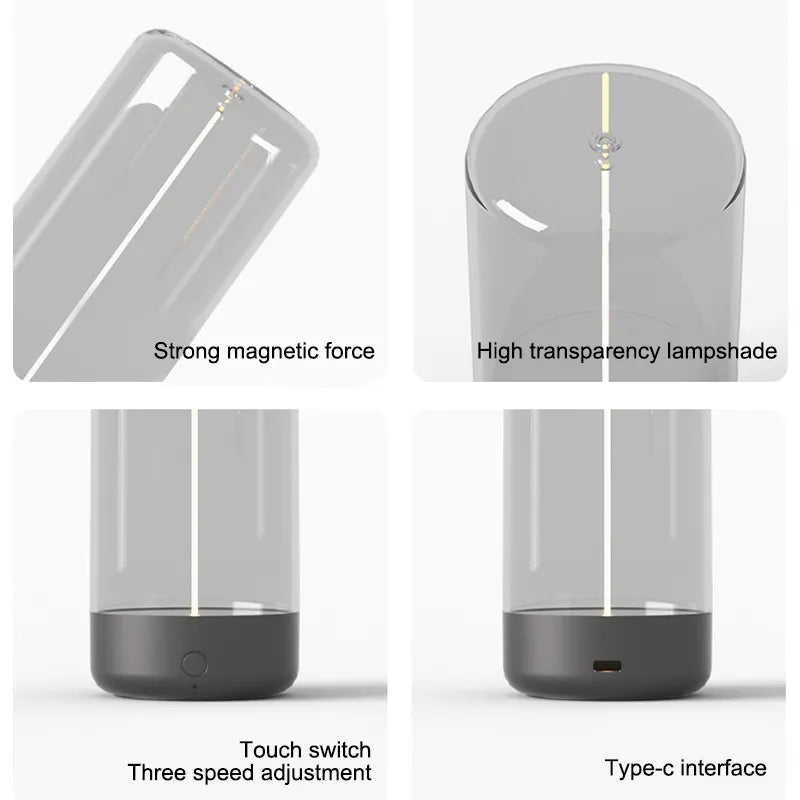Sikunuo | Stellar Glow Cordless Anti-Drop Magnetic Desk Lamp
