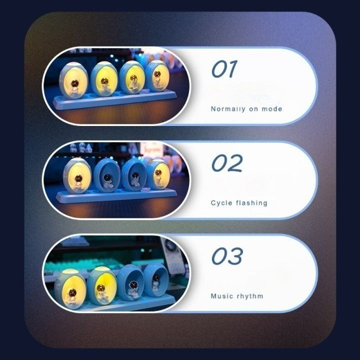 Sikunuo | Space Capsule Voice Control Colorful Night Lamp