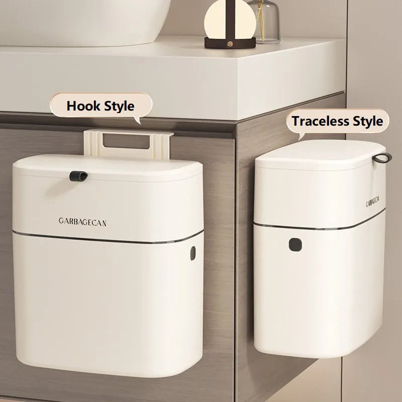 Sikunuo | Space-Saver Hangable Home Mini Trash Bin