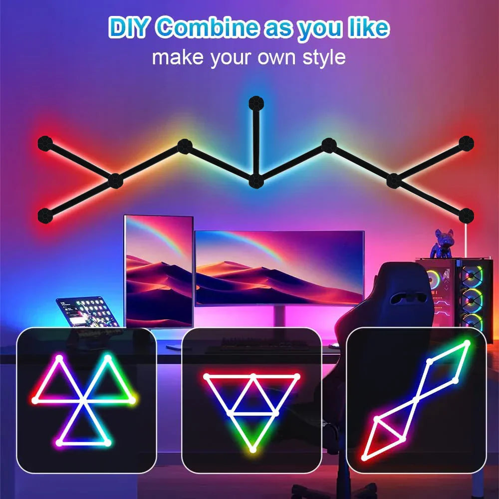 Sikunuo | Smart Mosaic DIY Ambient Intelligent App Control Wall Lamp