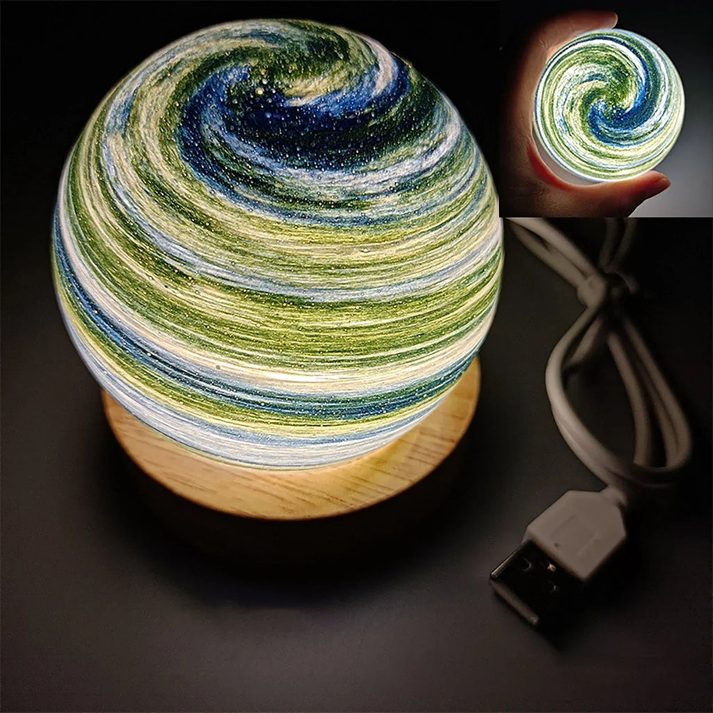 Sikunuo | 3D Crystal Planets Atmosphere Night Lamp