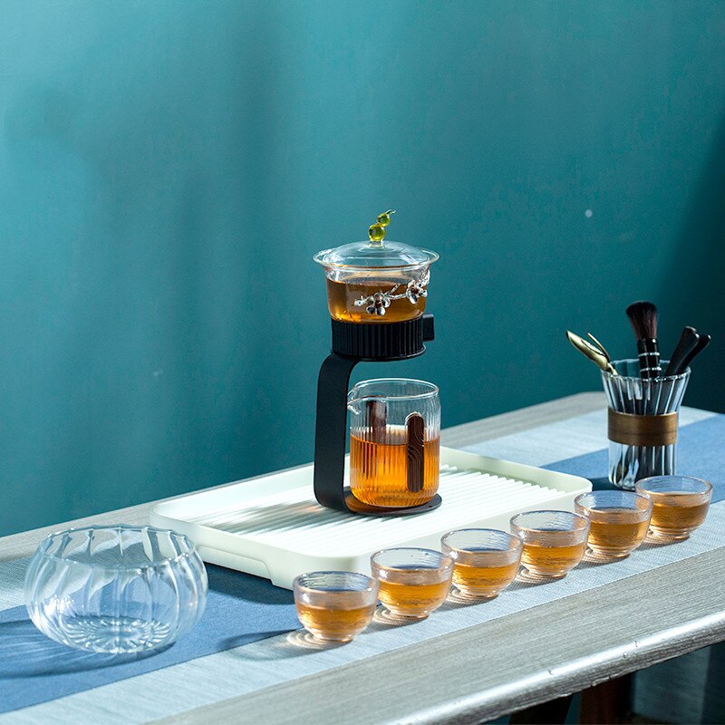Sikunuo | Ancient Mystery Leaf Glass Teapot