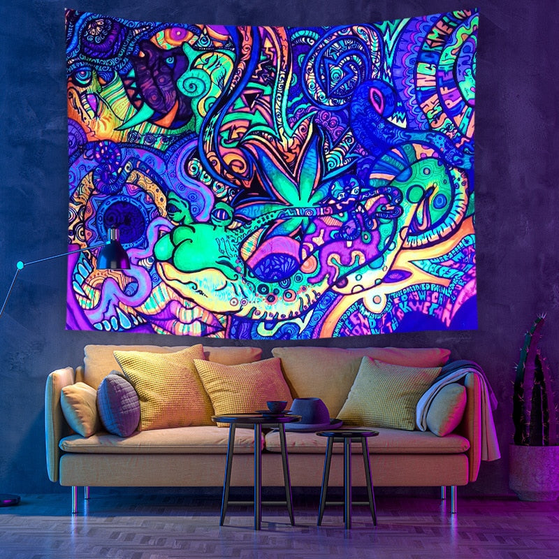 Sikunuo | Colorful Glowing Luminous Tapestry