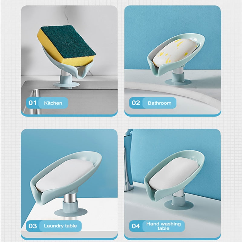Sikunuo | Self Adhesive Pastel Soap Holder Drainer