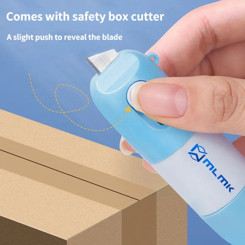 Sikunuo | 2in1 Parcel Box Opener Privacy Stamp Tool