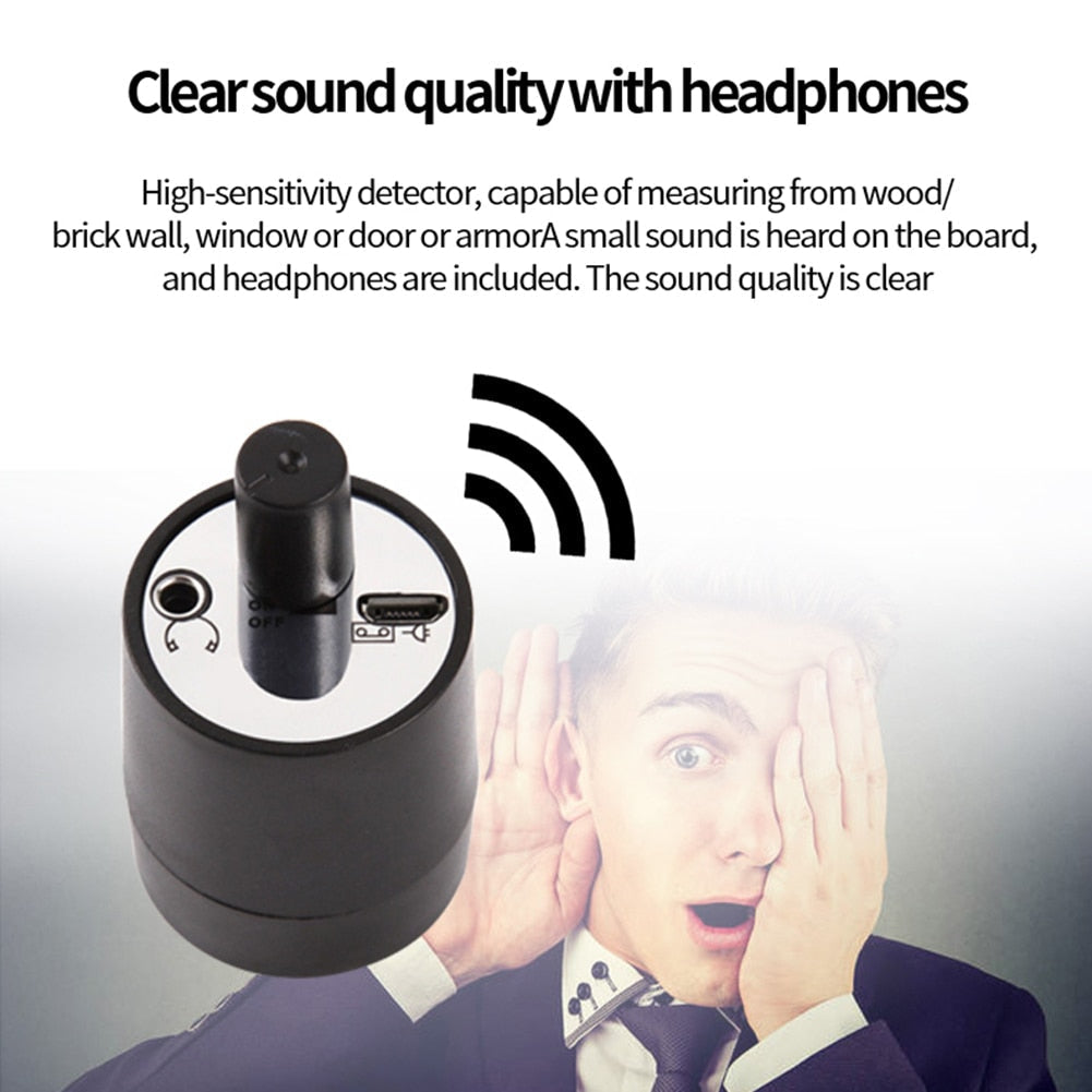 Sikunuo | Sound Amplifier Microphone Wall Listening Device