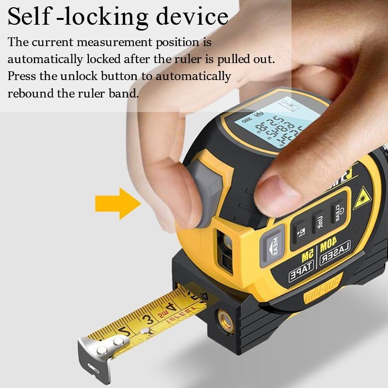 Sikunuo | 3in1 Ultimate Pro Laser Smart Tape Measure