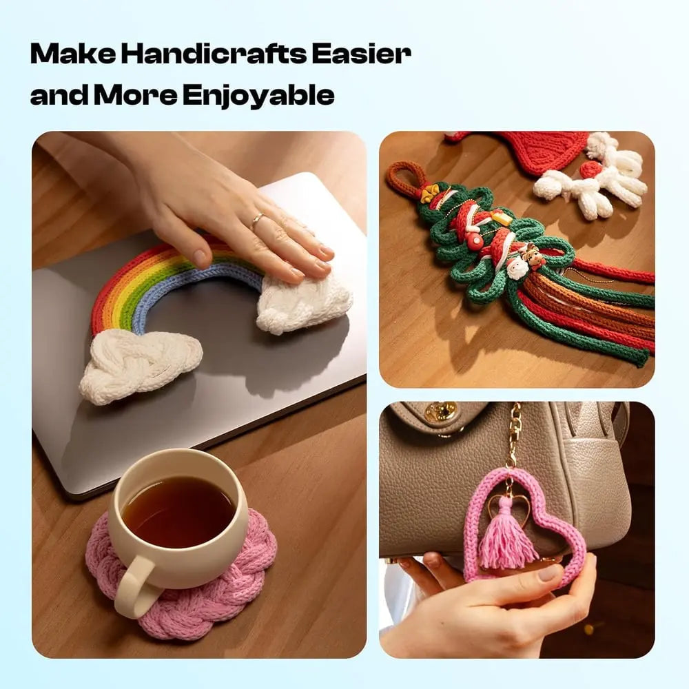 Sikunuo | Cord Machine for Crafting – Quick, Perfect Cords by Crank