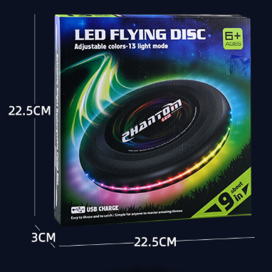 8.85'' LED Flying Disc with 13 Dynamic Light Modes