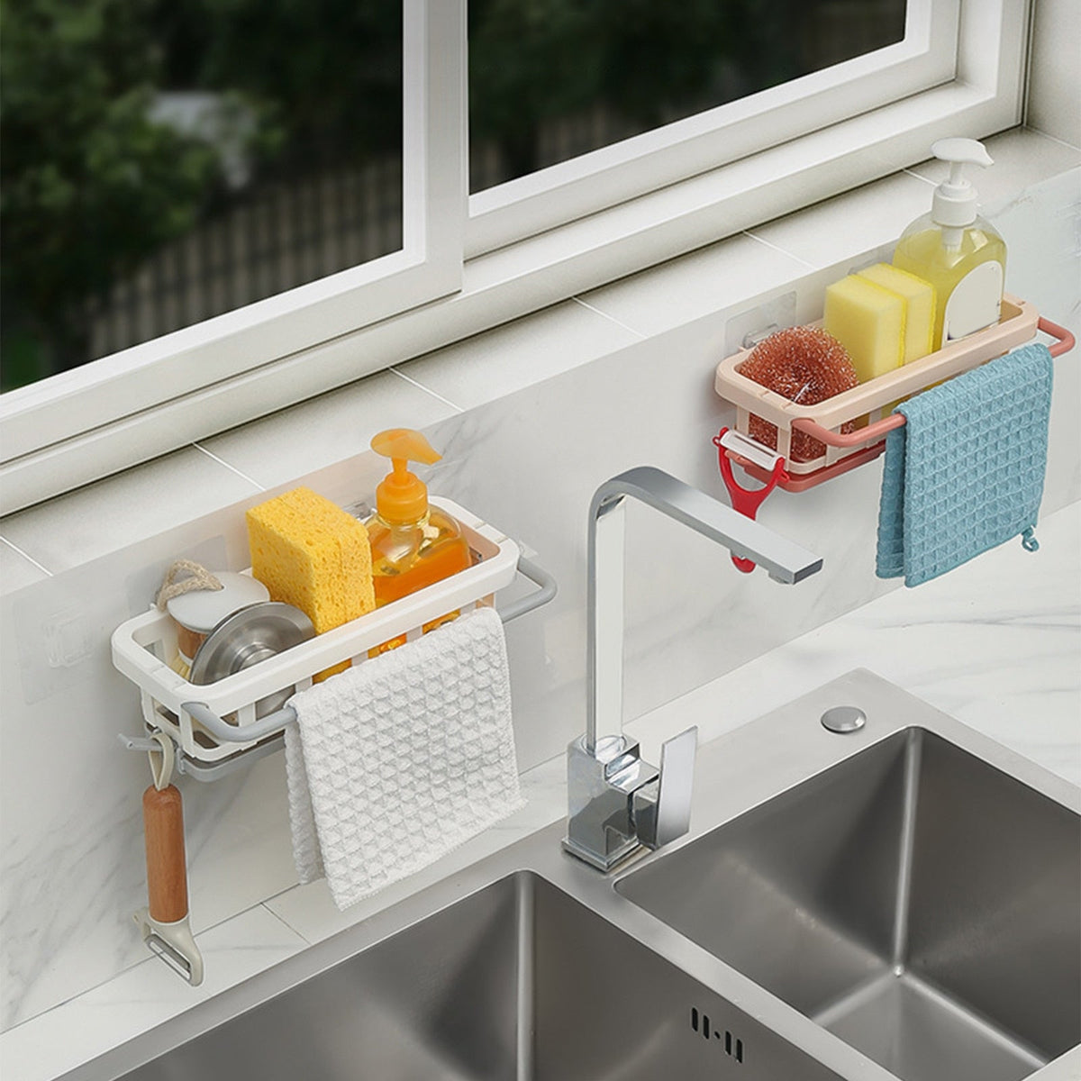 Sikunuo | Handy Multipurpose Sink Organizer Storage Rack