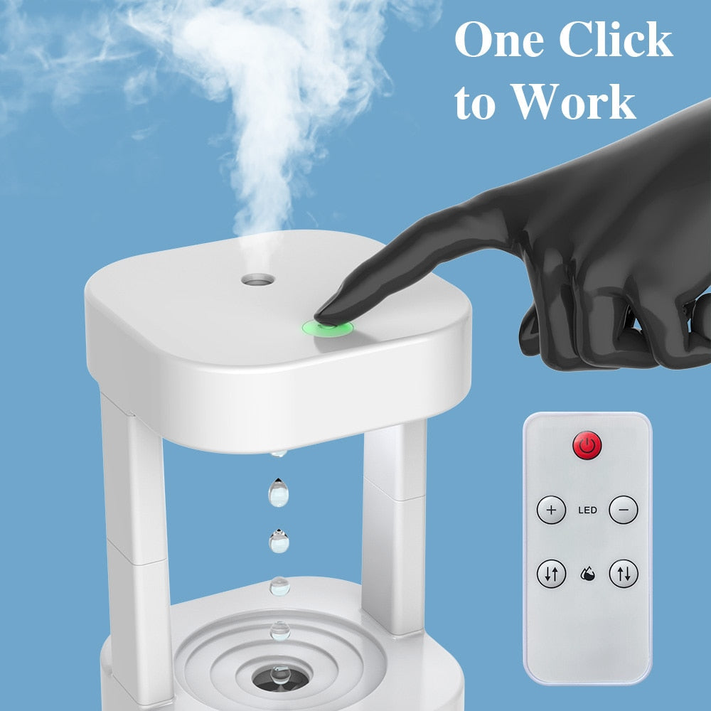 Sikunuo | Ultrasonic Gravity Mist Cool Air Humidifier