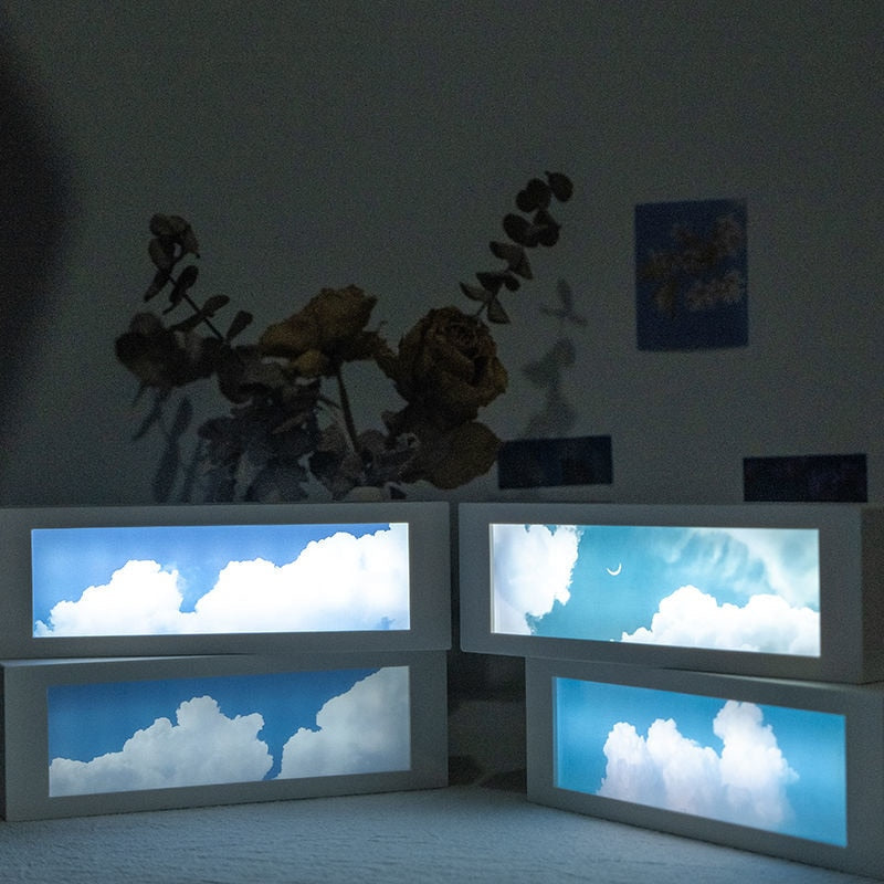 Sikunuo | LED Cloudy Sky Rechargeable Night Lamp