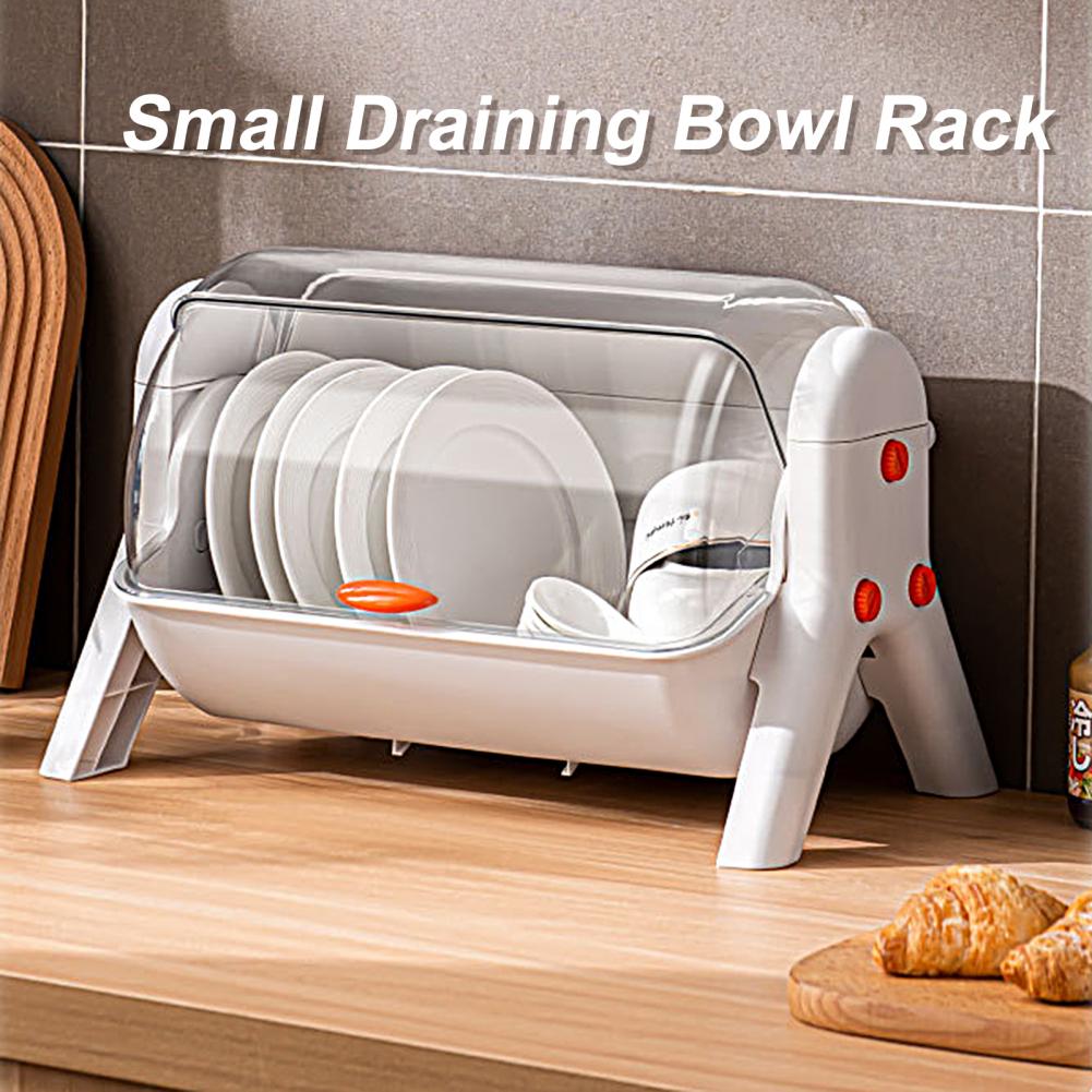 Sikunuo | Dust-Proof Kitchen Dish Drainer Rack
