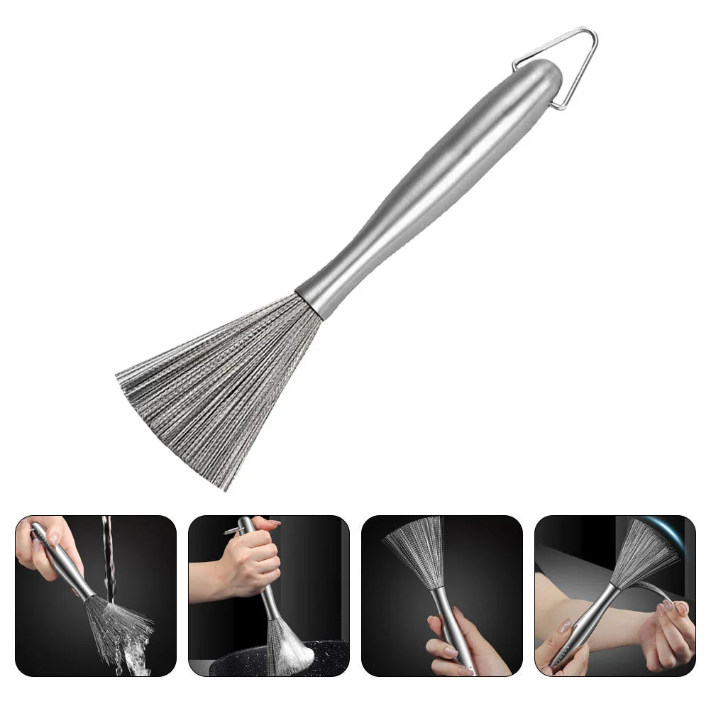 Sikunuo | Edge Cleaner Long-Handle Pan Brush