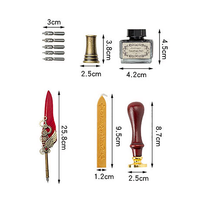 Sikunuo | Phoenix Feather Mechanic Calligraphy Pen Set
