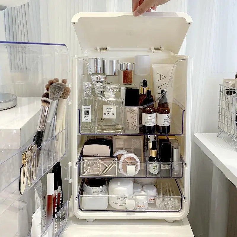 Sikunuo | Beauty Makeup Organizer Magnetic Storage Box