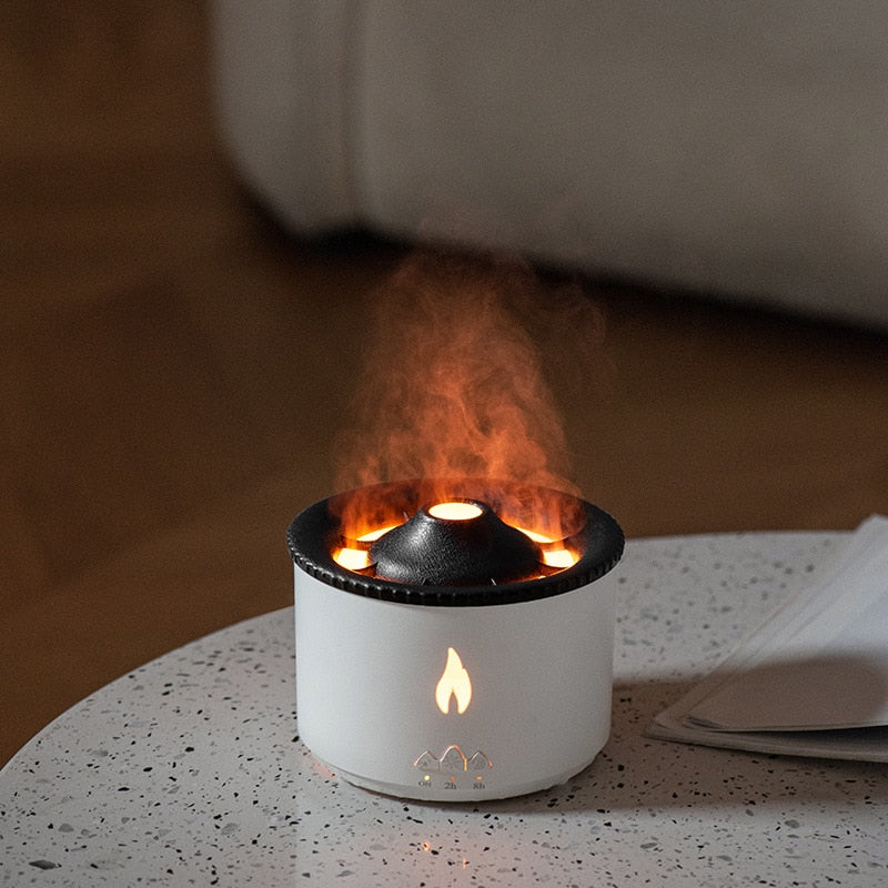 Sikunuo | Volcanic Flame Air Humidifier Night Lamp