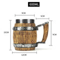 Sikunuo | 3D Viking-Style Wooden Mug